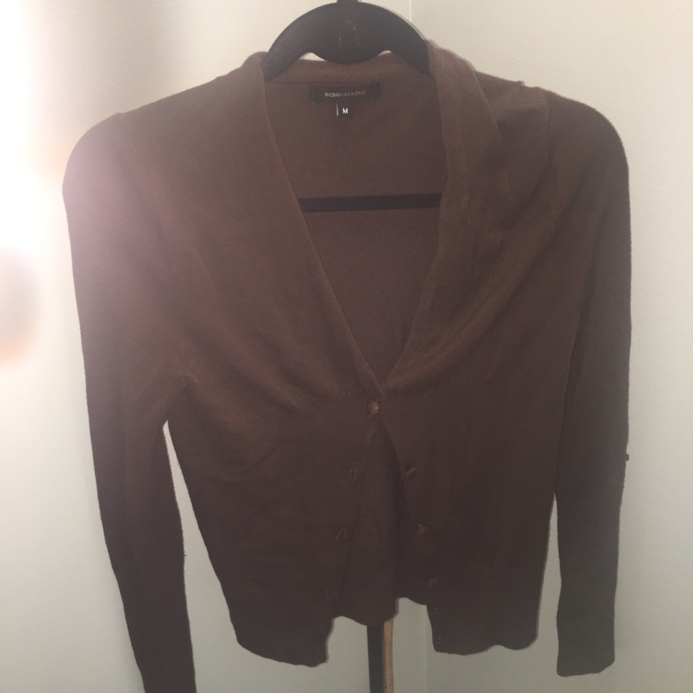 BCBG Brown Cardigan